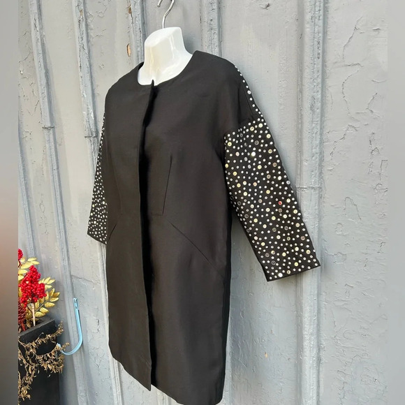 By Malene Birger Silk Mirrored Evening Jacket, size  34 - Picture 5 of 15